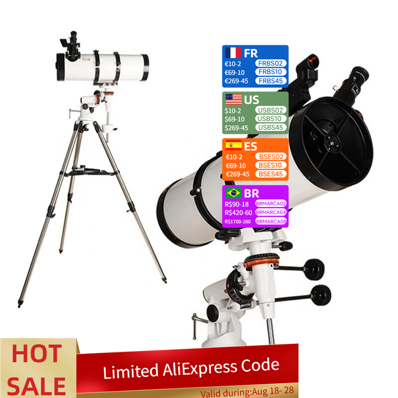 Telescope Reflector 130 - Hochwertiges, professionelles 130/650-R Sky-Wathcher-Reflektor-Teleskop für astronomische