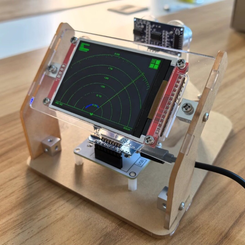 Science Project Toys Making - Ultraschall-Radar-Scanmodul für Arduino / STM32, kreatives