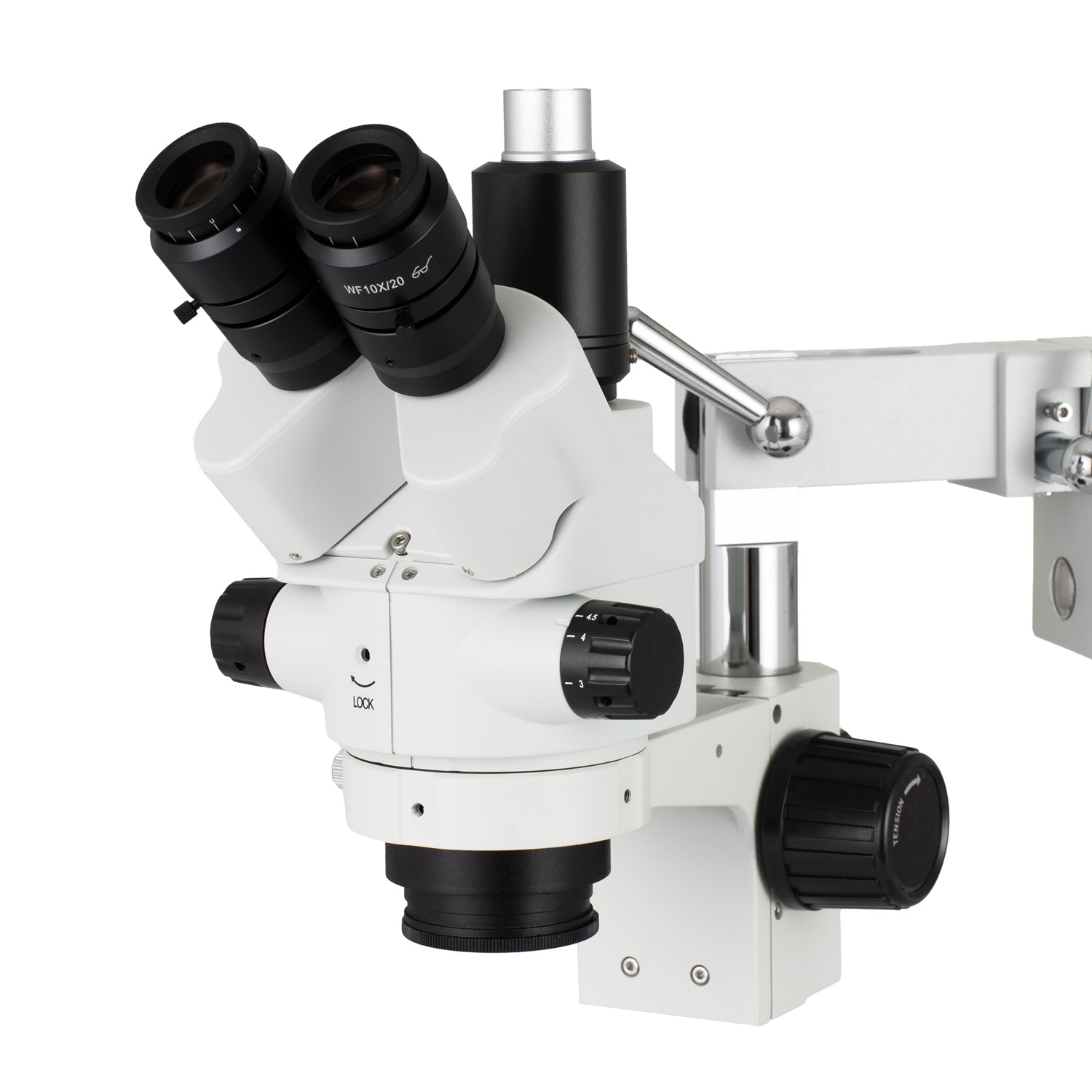 Amscope Microscope Stereo 7X-45X - AmScope 7X-45X Vergrößerung Simulfokaler Trinokularer Zoom-Stereomikroskopkopf