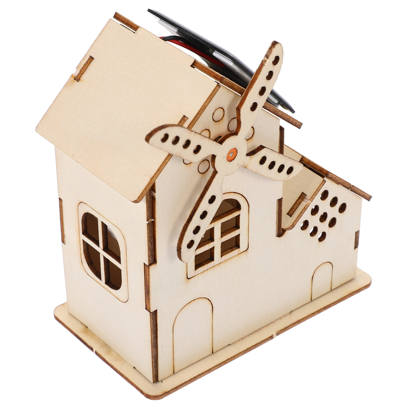 Science Project - 1 Set Solar-Windmühlen-Bausatz Wissenschafts-Kit für Kinder