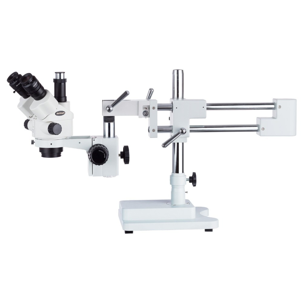 Amscope Microscope Stereo 7X-45X - AmScope 7X-45X Simul-Focal Stereo abschließbares Zoom-Mikroskop