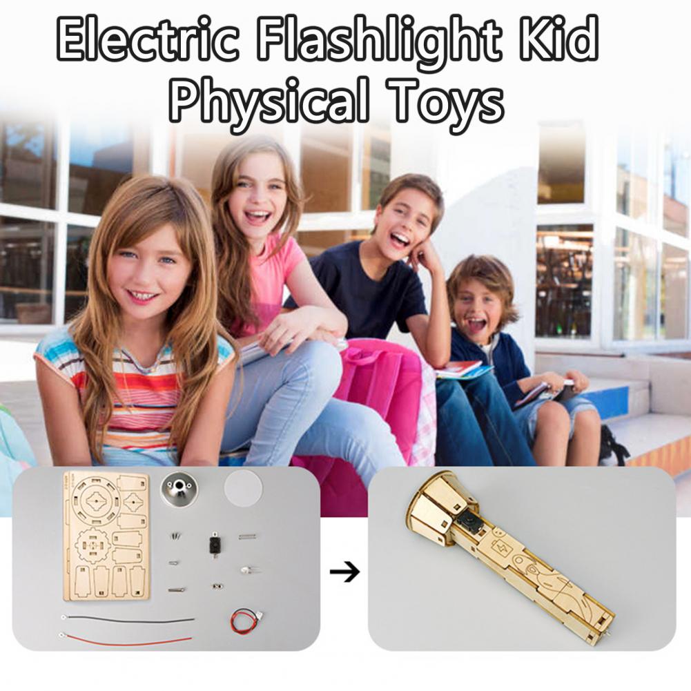 Holz-DIY-Taschenlampen-Puzzle- – Science Project Kit Bewertung und Preis