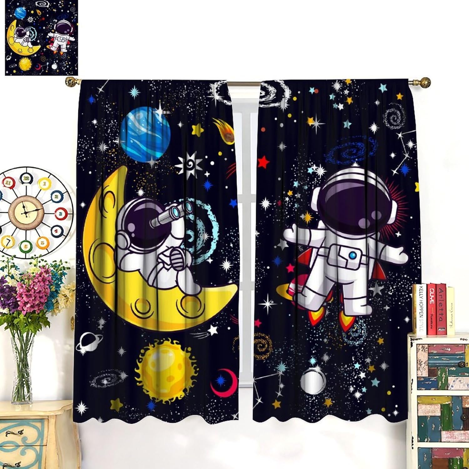 Galaxy Science Vorhang-Dekorat – Science Nursery Bewertung und Preis
