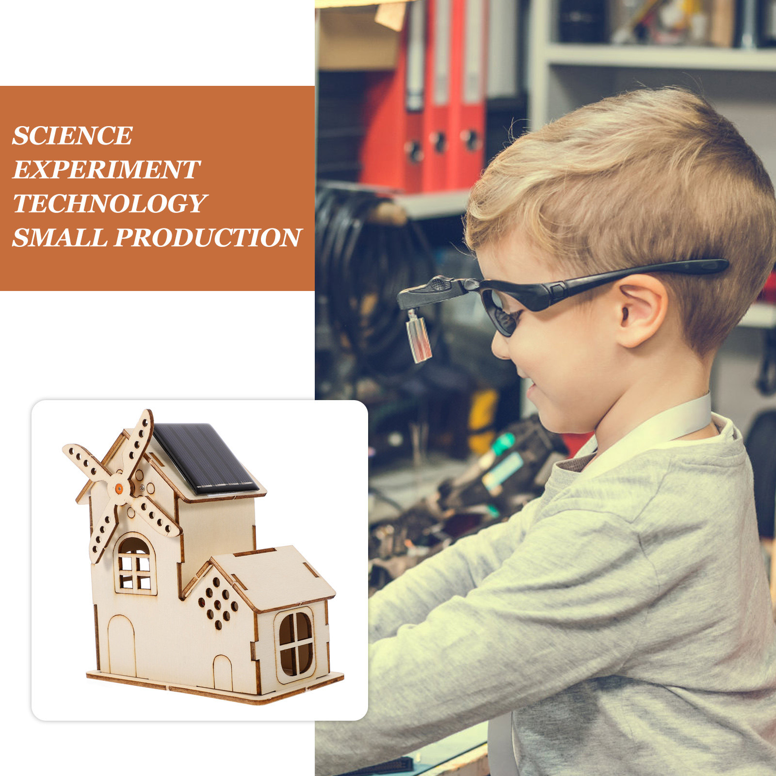 1 Set Solar-Windmühlen-Bausatz – Science Project Bewertung und Preis
