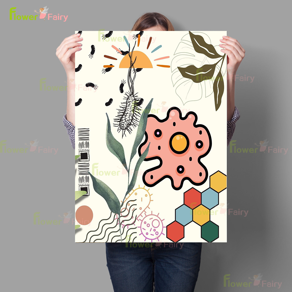 Cartoon Mikrobiologie Aquarell – Science Nursery Bewertung und Preis