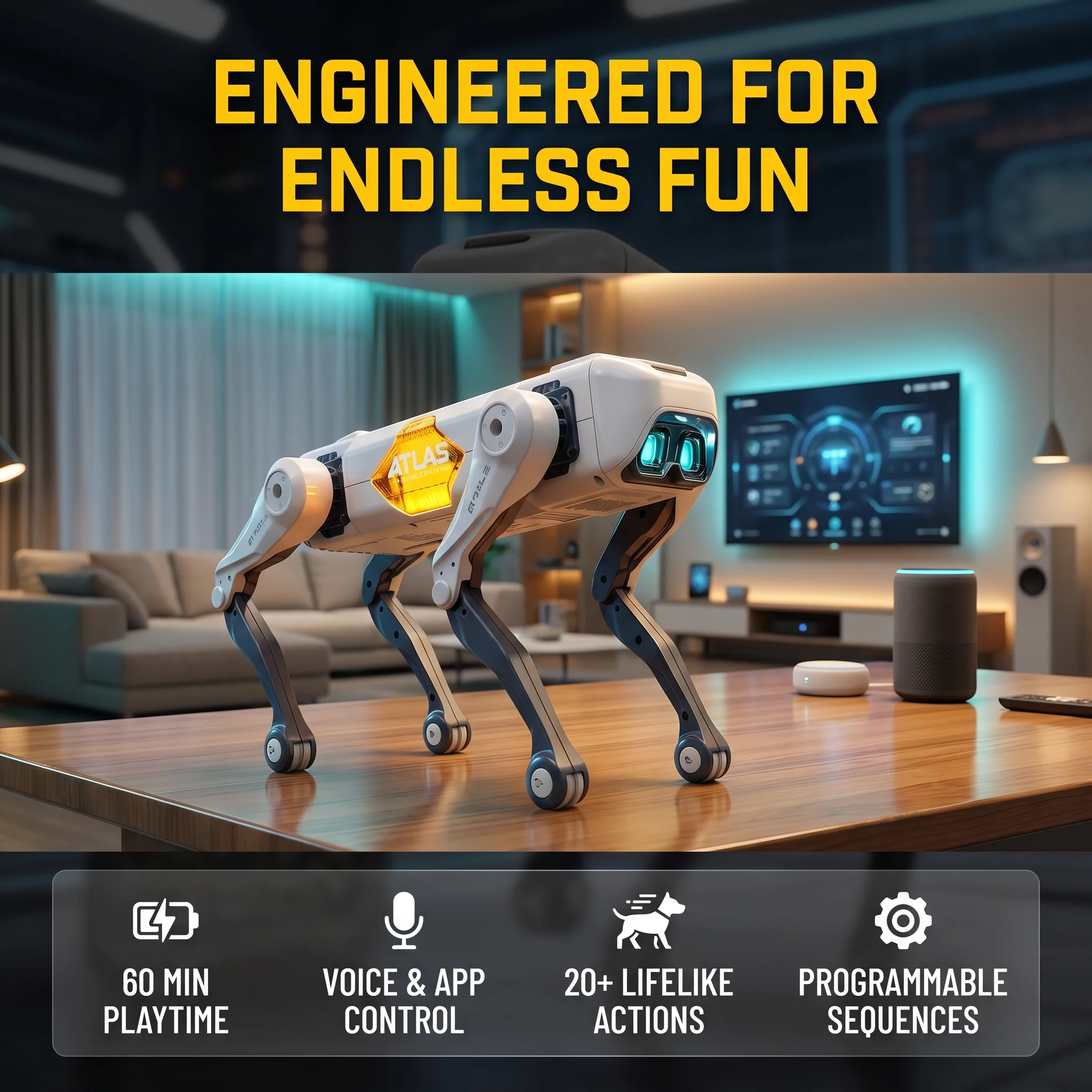KI-Smart-Roboterhund, Sprach-  – Science Robotics Bewertung und Preis