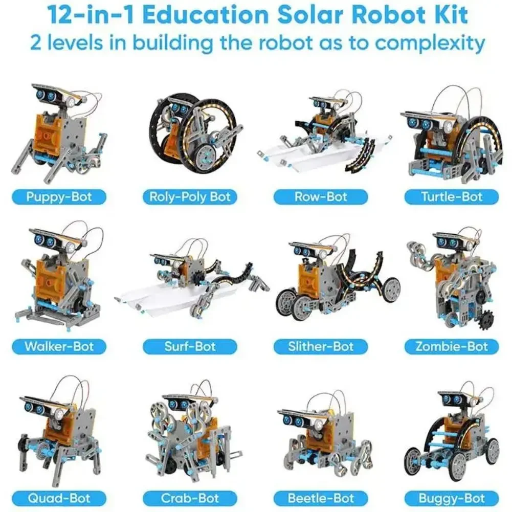 13-in-1 solarbetriebener Robot – Science Robotics Bewertung und Preis
