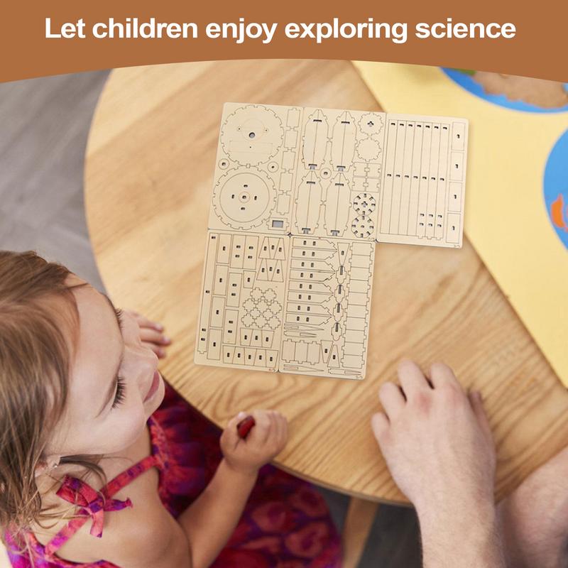 Holz Satelliten Modellbau Set  – Science Project Toys Making Bewertung und Preis